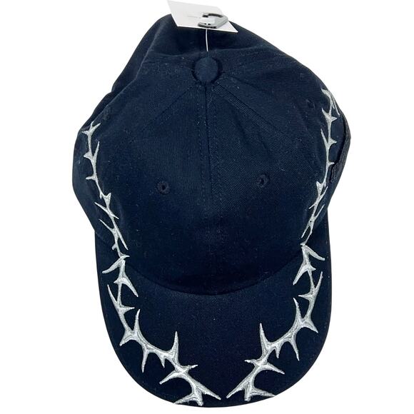 Vans Off The Wall Act Of Disagreement Cap Hat Thorns Black One Size Strapback - Picture 6 of 8